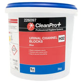 CleanPro+ Blue Urinal Channel Blocks H32 3kg  Adomoo
